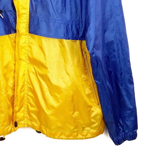 Speedo Men’s Lightweight Windbreaker Jacket Packable Pouch Bright Retro Y2K - Picture 5 of 11